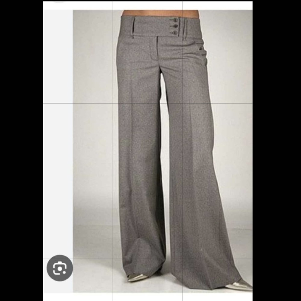BCBG Tabatha Wide Leg Pants - Gray